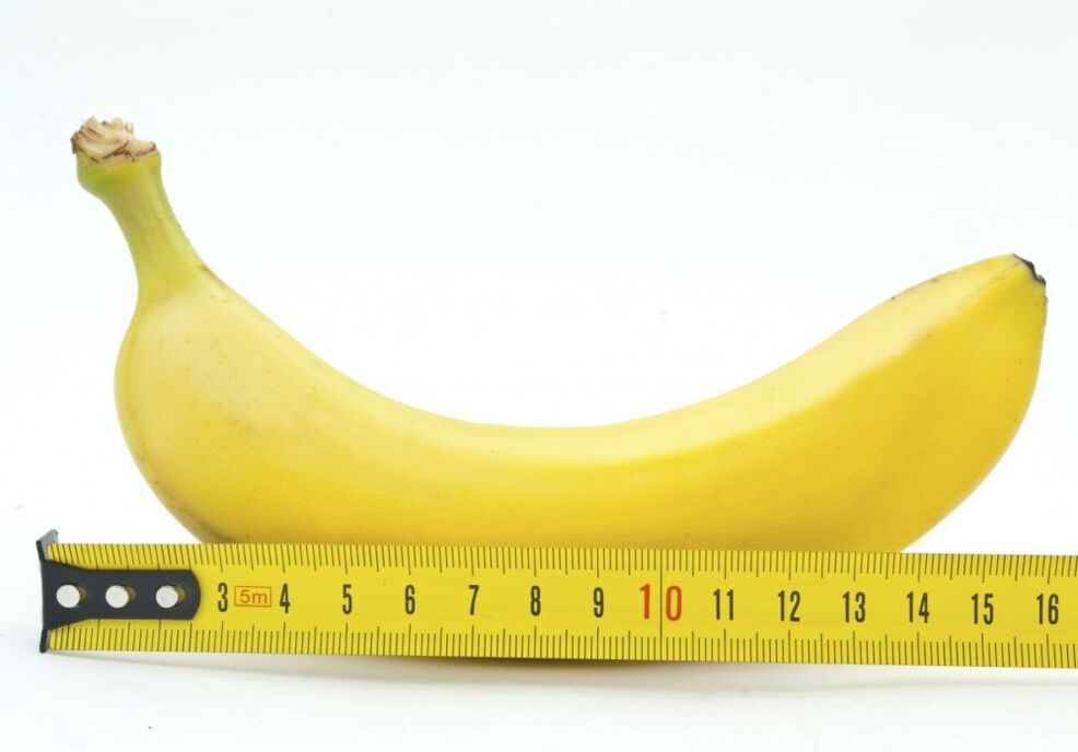 örnek olarak muz kullanarak penis boyutunu ölçmek